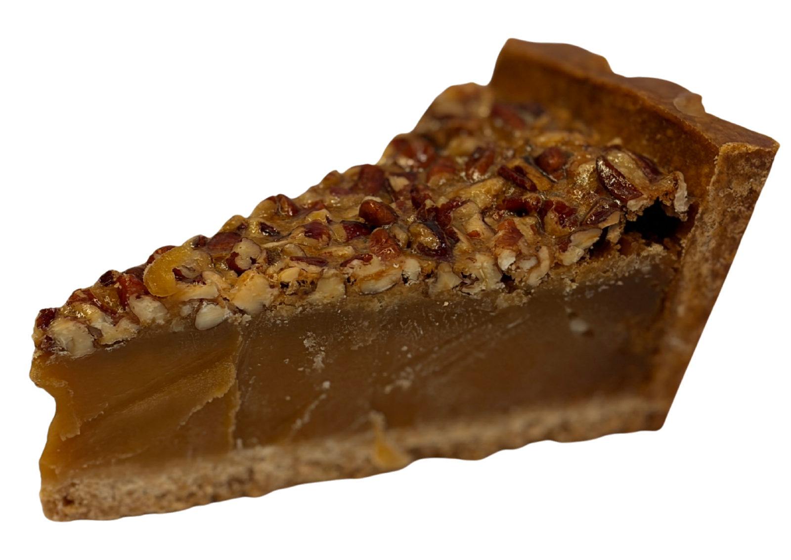 Rustic Pecan Pie Slice
